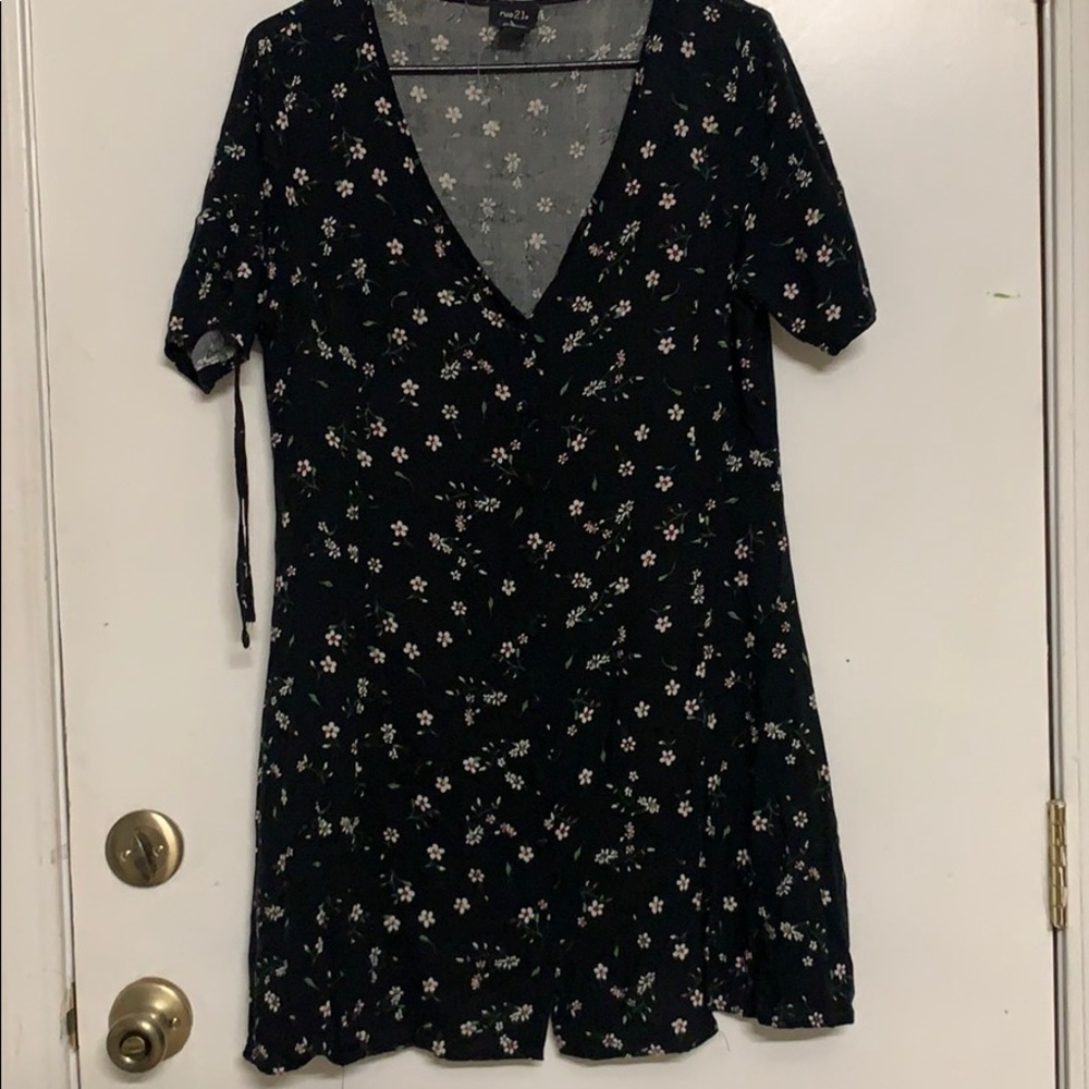 Black flowy dress